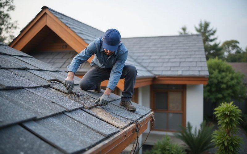 Professional permanent roof repair with quality materials